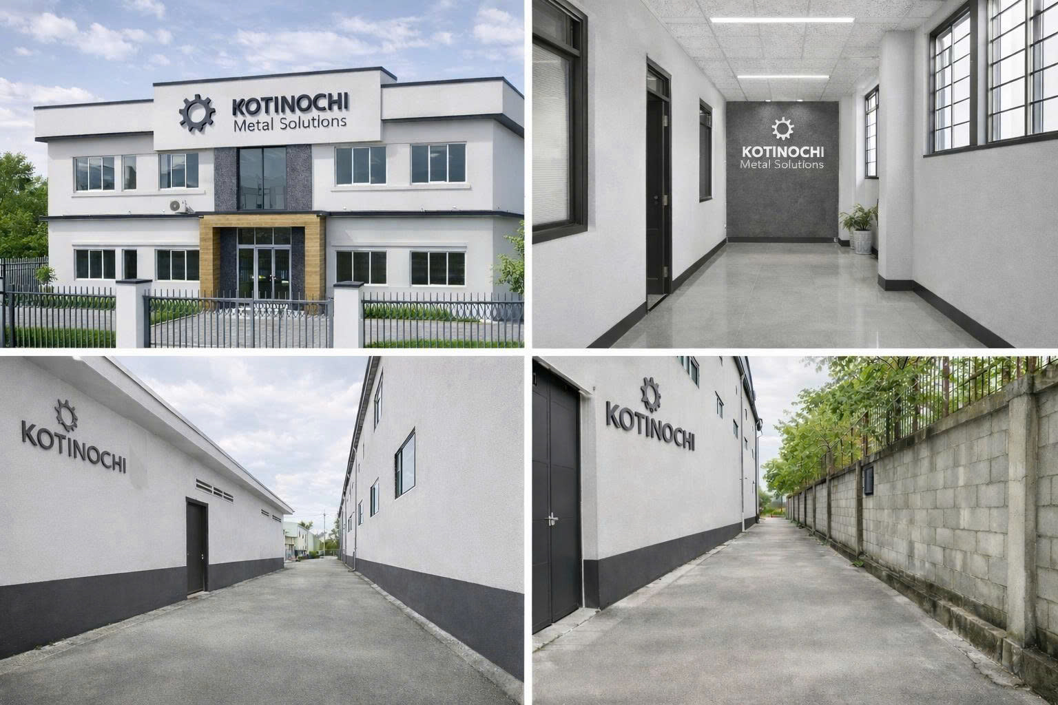 Kotinochi Metal Solutions plant exterior and interior